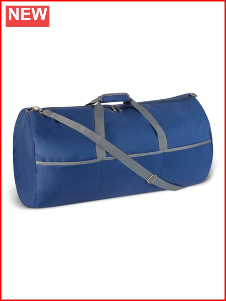Extra Large Foldable Nylon Duffel Bag For Travel Storage